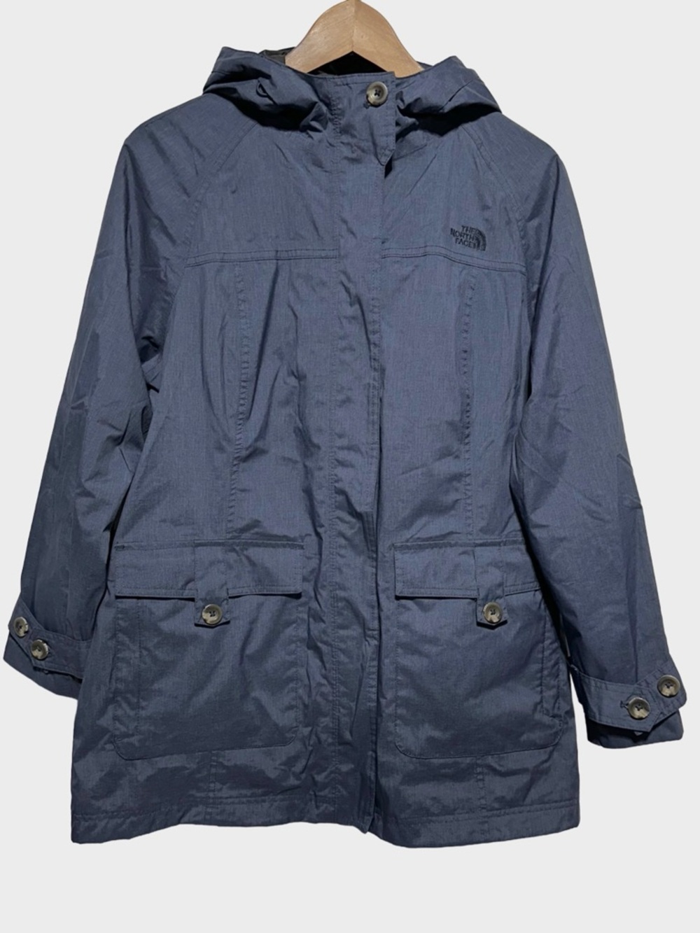 THE NORTH FACE Hooded Rain Jacket Utility Coastal Grandmother XL